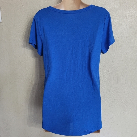 a.n.a Bundle of 2 Orange and Blue Short Sleeve Casual T-shirts Size Womens Small - Picture 3 of 10